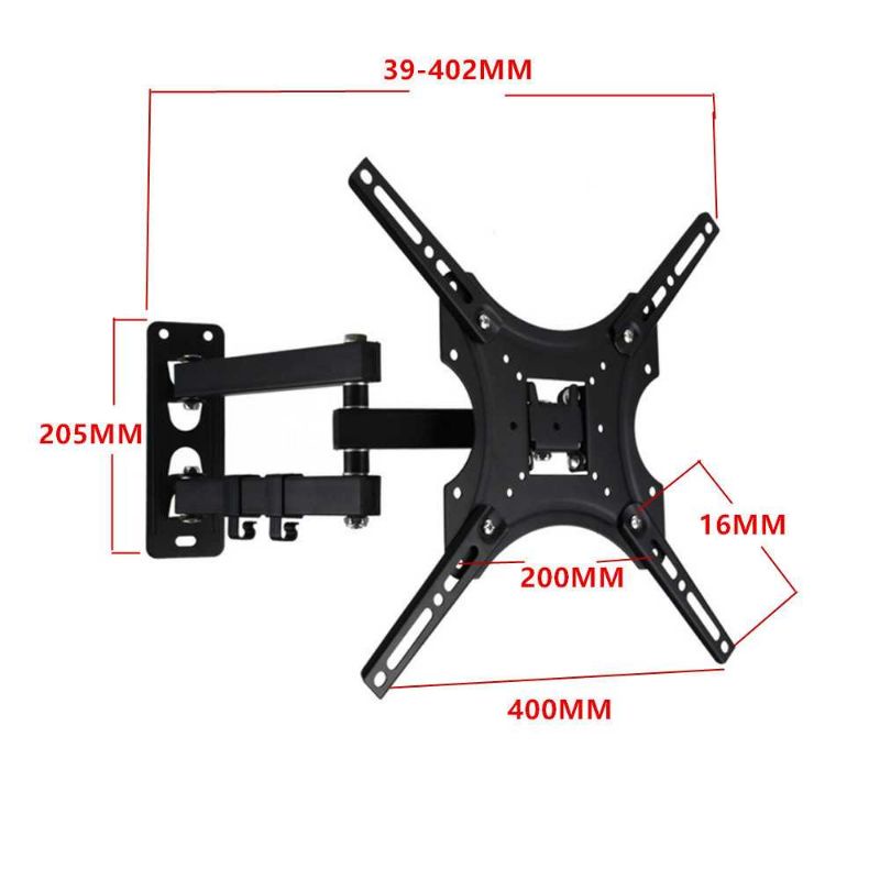 CNXD Telescopic TV Bracket Tilt Mount 400 x 400 Pitch 32-55 Inch X400