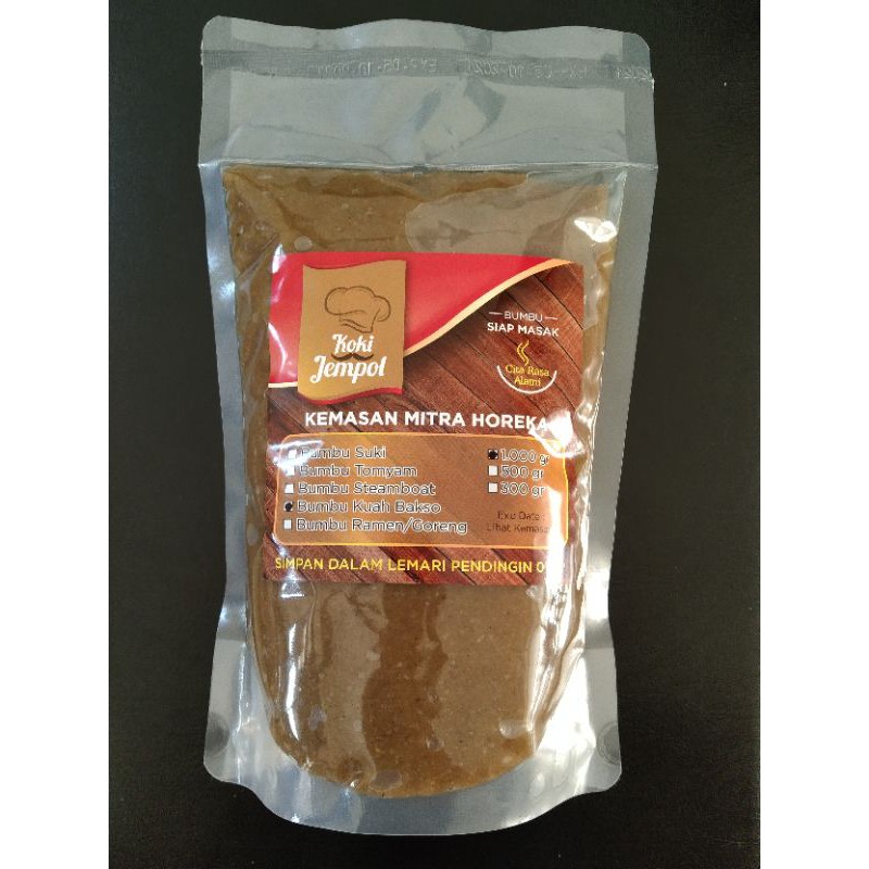 

Bumbu Kuah Bakso Koki Jempol 1kg (Horeka)