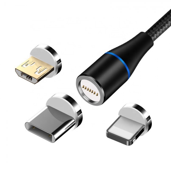 LS-X29 - 3 in 1 Magnetic USB Charging Cable - QC3.0 Support - 1.2M