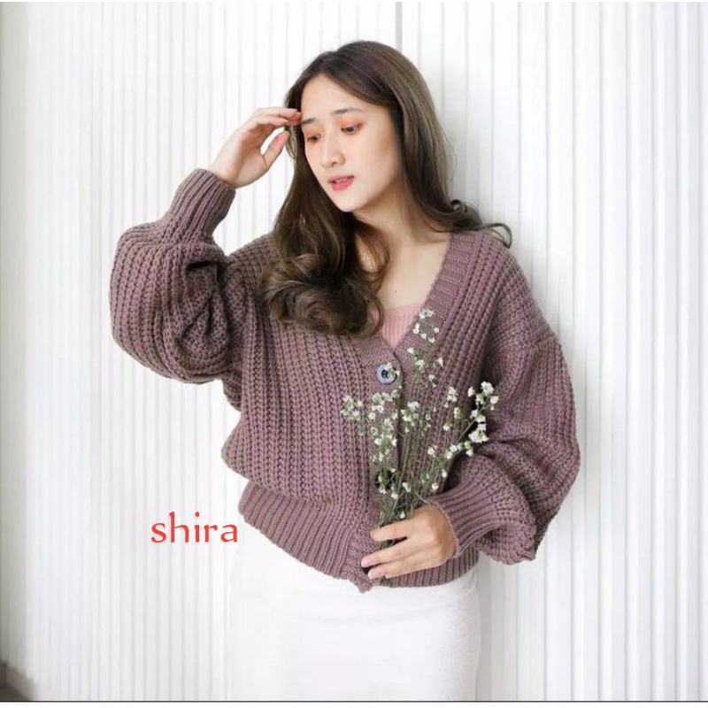 CARDIGAN ATASAN RAJUT WANITA/OVER SIZE 7 GET/SWEATER RAJUT WANITA