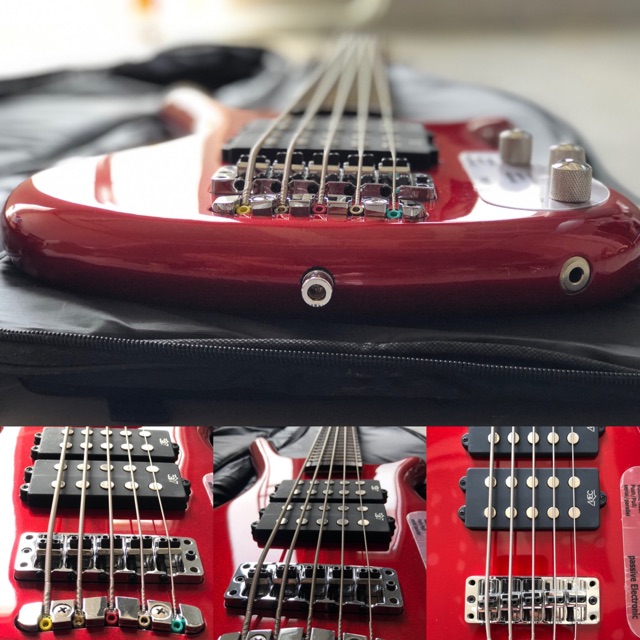 Warwick Rock Bass Corvette $$ 5-Strings Plus Bass Amplifier Roland Cube-20XL