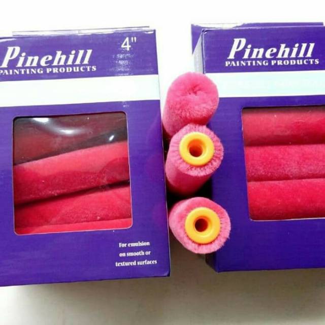 BULU KUAS ROL KAPAL / BULU DOMBA 4&quot; INCH PINEHILL 12pcs REFILL