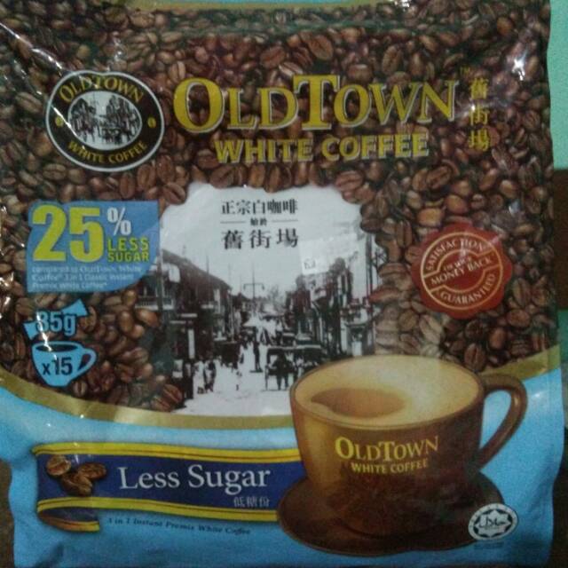 

Kopi Old town kurang gula / les sugar