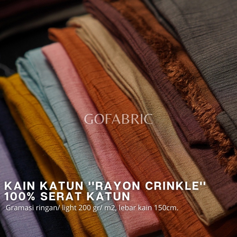 KAIN RAYON CRINKLE PREMIUM