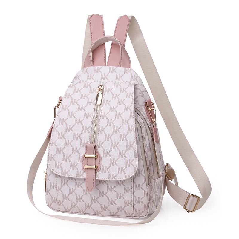 tahan air Tas Ransel Wanita Kulit buatan waterproof Multifungsi Tas Selempang Bahu Backpack women kecil Ransel women shoulder bags import 1008