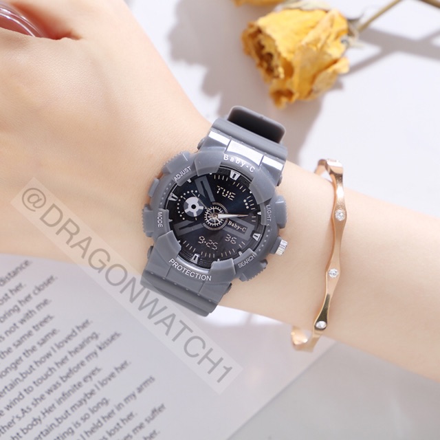 ［Ready Stock］Jam tangan sport jarum wanita kualitas super S1068