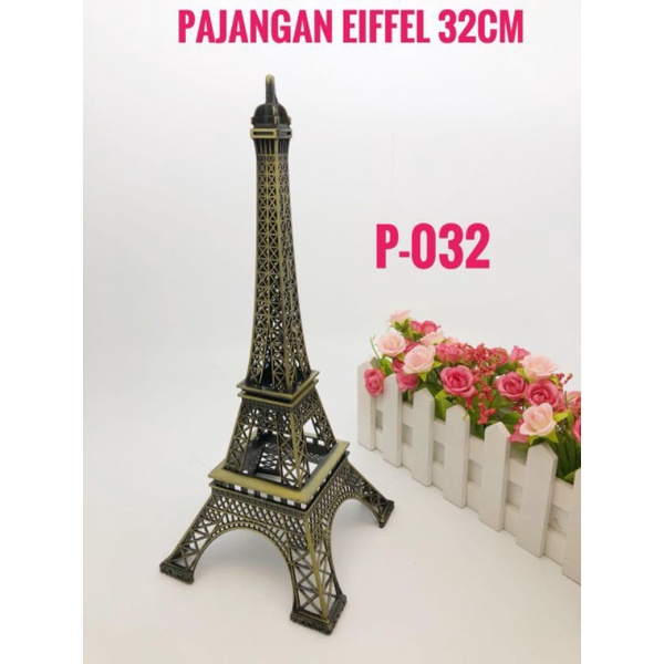 Miniatur menara eiffel tinggi 32cm Miniatur menara paris 32cm