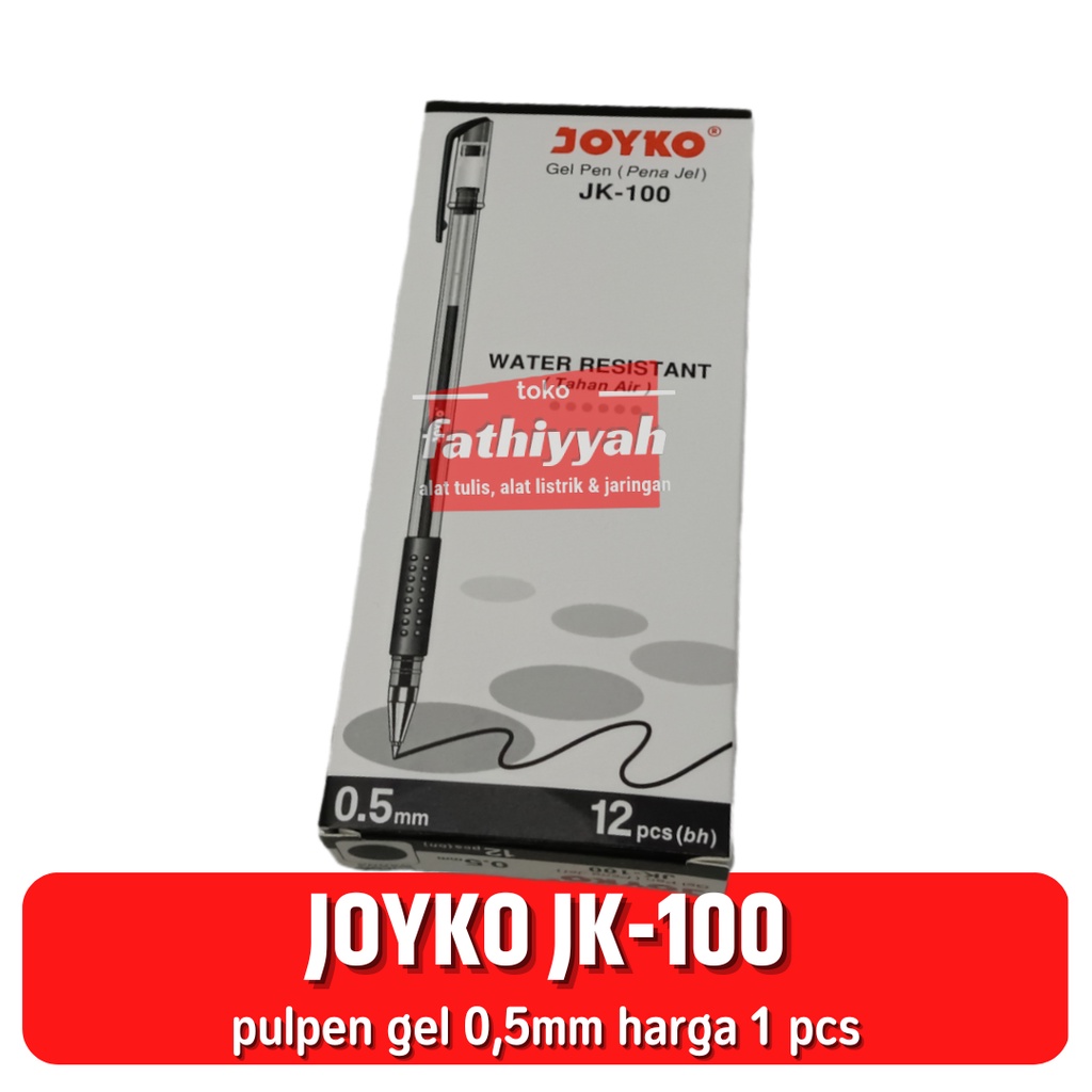 pulpen gel joyko JK-100 joyko JK-100NT