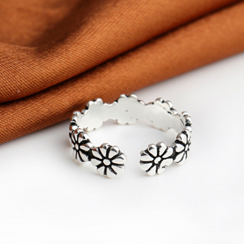 Daisy Open Ring Retro Korean Style Simple