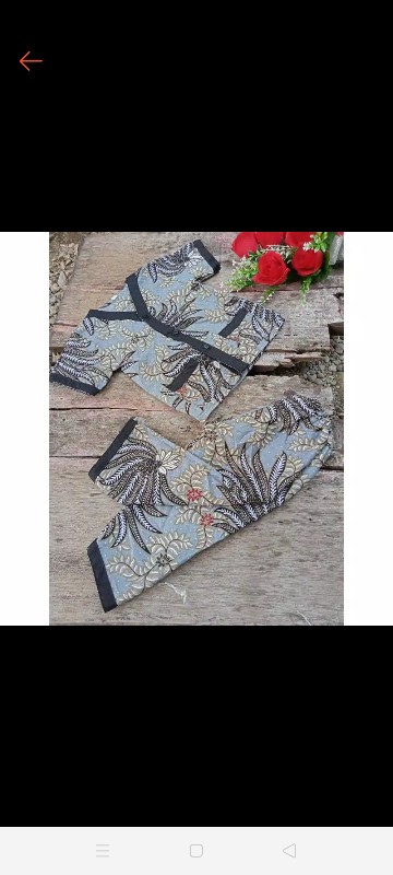 Piyama Batik Anak Cowok Cewek Motif Elegan Bahan Adem Untuk Usia 1- 5 Tahun.
