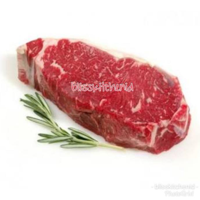 

GRATIS ! US Premium Black Angus Sirloin / Striploin Beef Steak MB 2-3 200gr