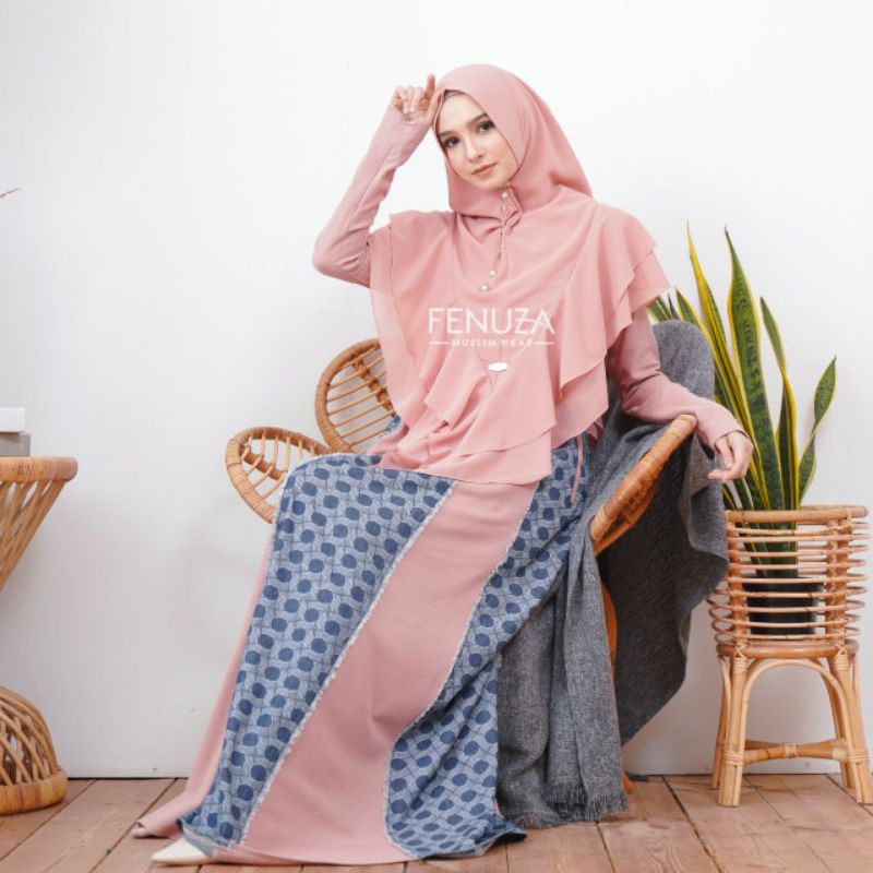 SELENA DRESS FENUZA DRESS PREMIUM FENUZA SELINA FENUZA SELENA DRESS BY FENUZA MUSLIMWEAR