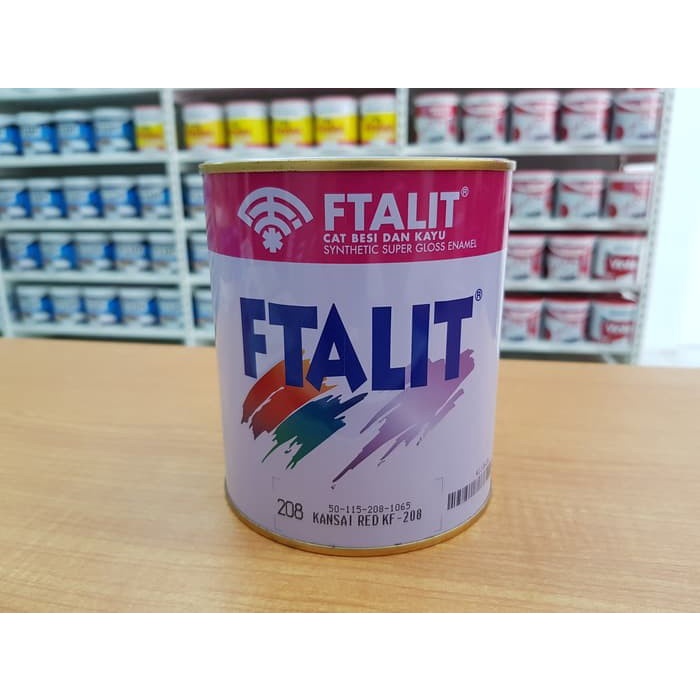 

kayucat- cat ftalit (1 kg) - cat minyak untuk kayu / besi (warna standard) -cat kayu