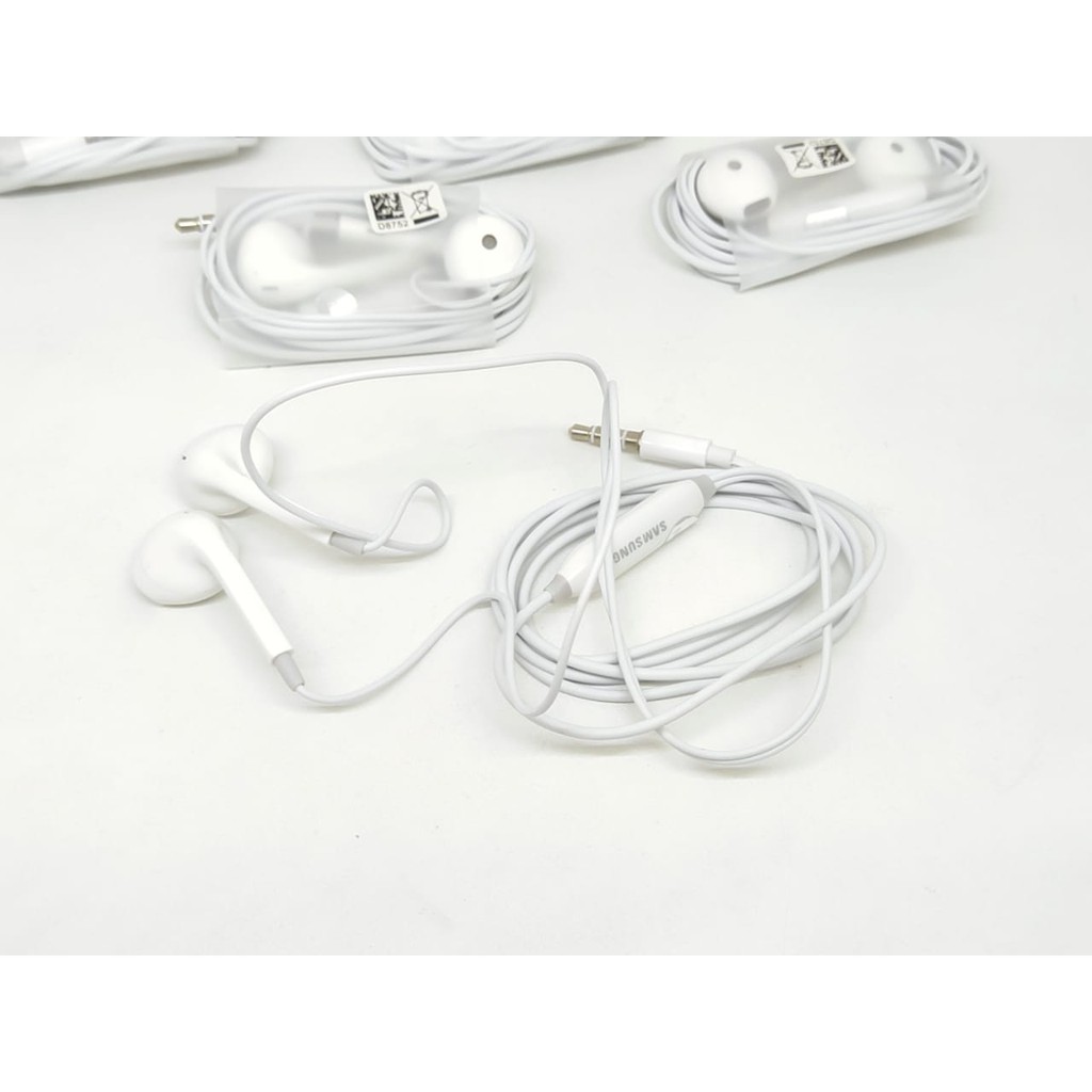 Headset SAMSUNG Handsfree KWALITAS GRADE A CABUTAN Earphone Universal Stereo 3.5mm AUX With Mic