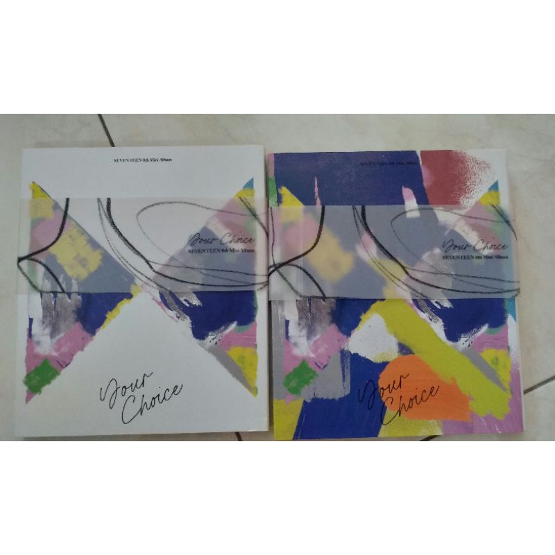 ALBUM SEVENTEEN YOUR CHOICE ONE SIDE & BESIDE VERSION
