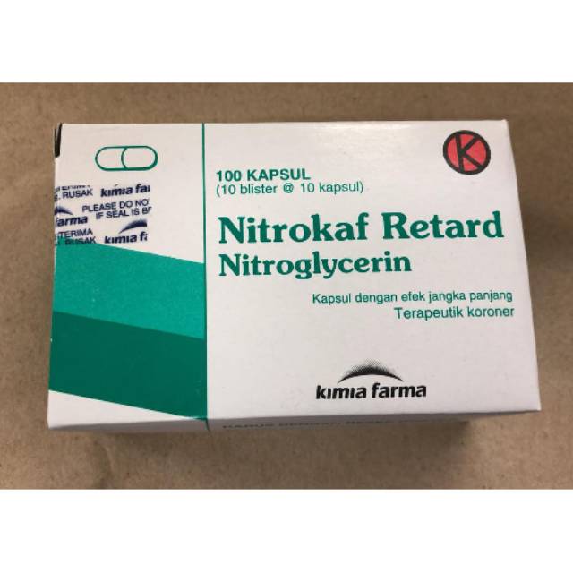 Apa nitrokaf obat Nitrokaf Retard