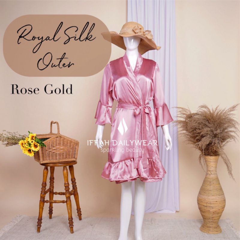 Iffah Dailyweae - Royal Silk Outer - Kimono Sleepwear