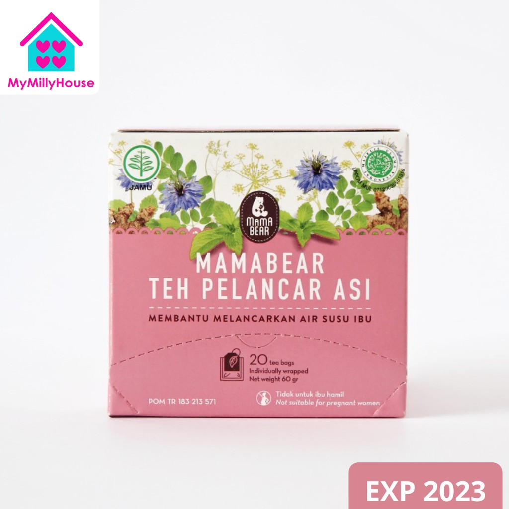 Mama Bear Teh Pelancar Asi / MamaBear Asi Booster Tea Peach Blueberry Lemongrass Original