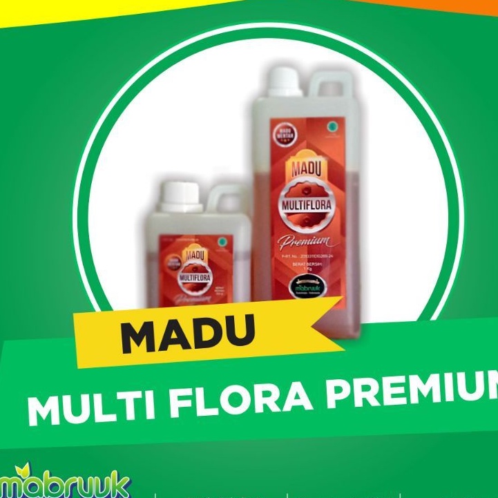 

madu multiflora premium 1kg mabruuk original
