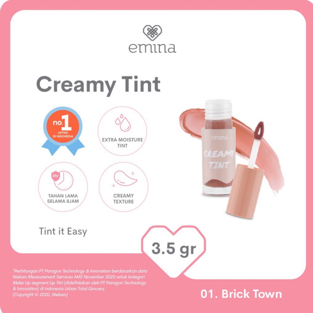 ⭐️ Beauty Expert ⭐️ Emina Creamy Tint | ORI 100% | BPOM SALE