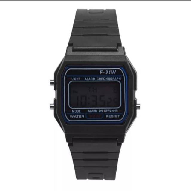 Jam Tangan Wanita/Pria Korea Strap Rubber Segi Digital CS-100