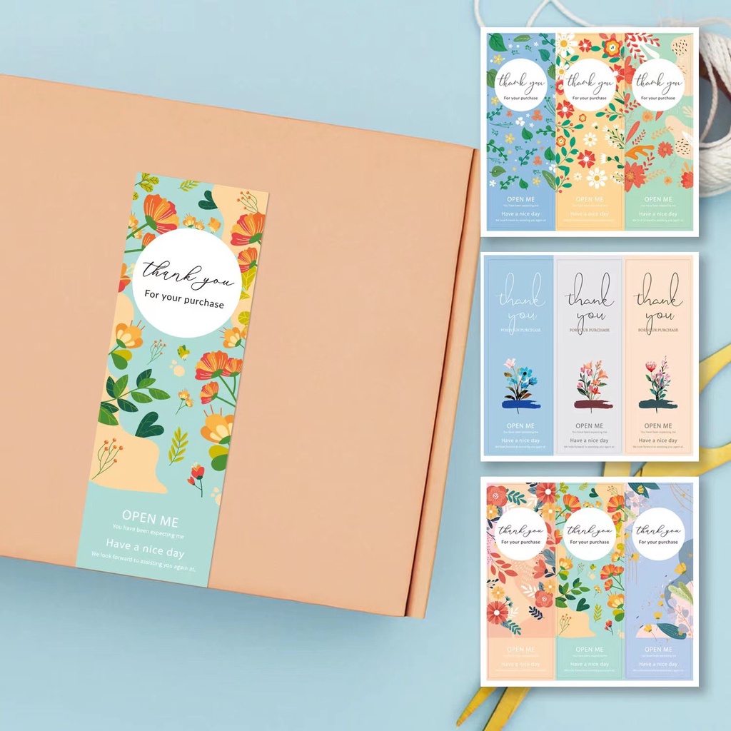 

Pretty Colorful Flower Seal Sticker Stiker Segel Cantik Online Shop Packaging Label Segel Box