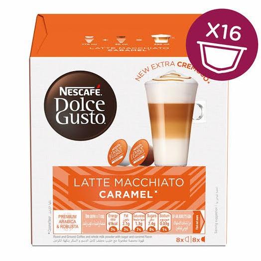 

NESCAFE DOLCE GUSTO LATTE MACCHIATO CARAMEL IMPORT