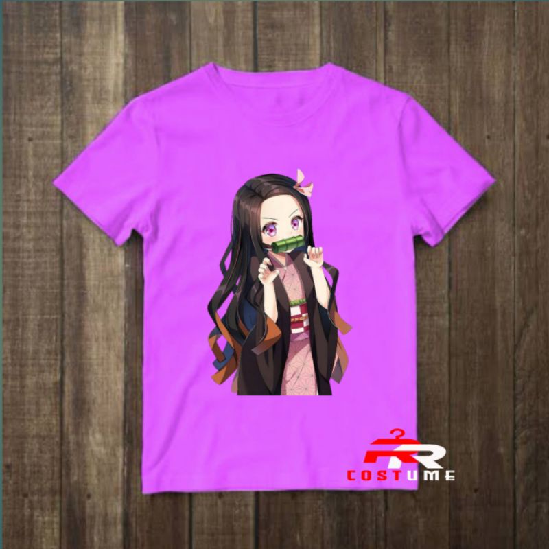 BAJU ANAK KAOS ANAK NEZUKO CINA BAHAN PREMIUM