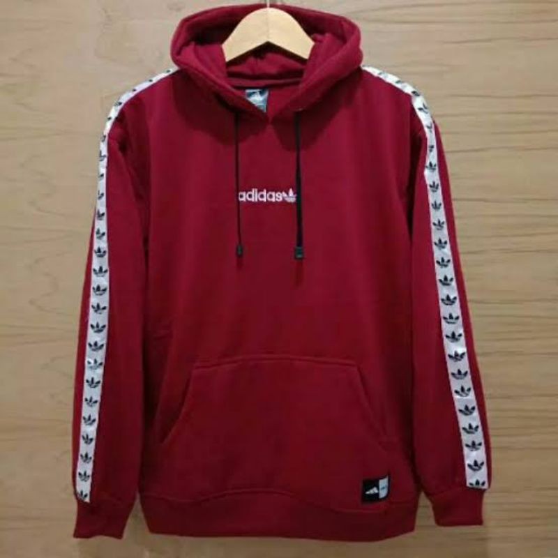 jaket sweater hoodie  Adidas  tnt pria wanita  L XXL 