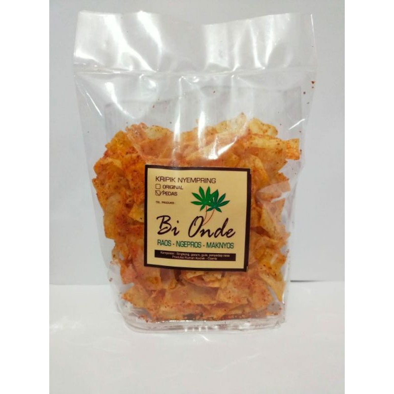 

Keripik Singkong Pedas Bi Onde 200 gr