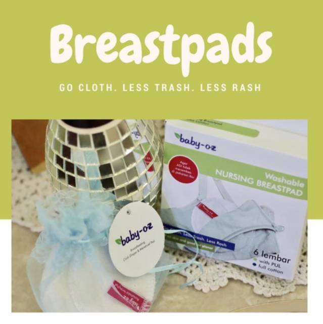 Breastpad baby oz penyerap ASI bisa cuci ulang (washable)