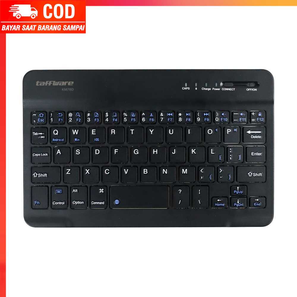 (100% BARANG ORI) Wireless Bluetooth Keyboard Rechargeable - KM78D