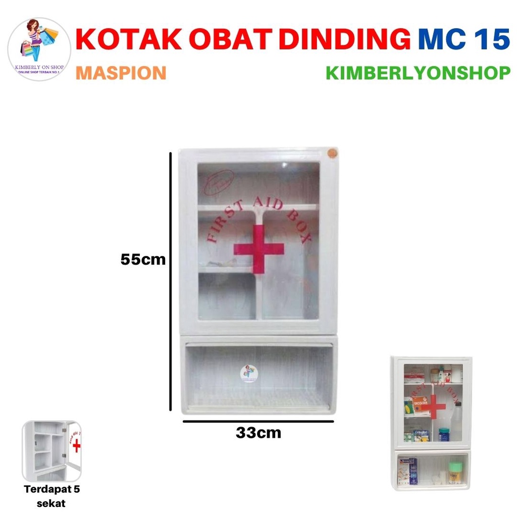 Kotak Obat P3K Dinding MC15 Maspion