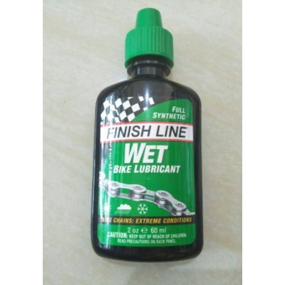 Pelumas Rantai Chain Bike Lubricant Finish Line Wet 2oz 60ml Cross Country