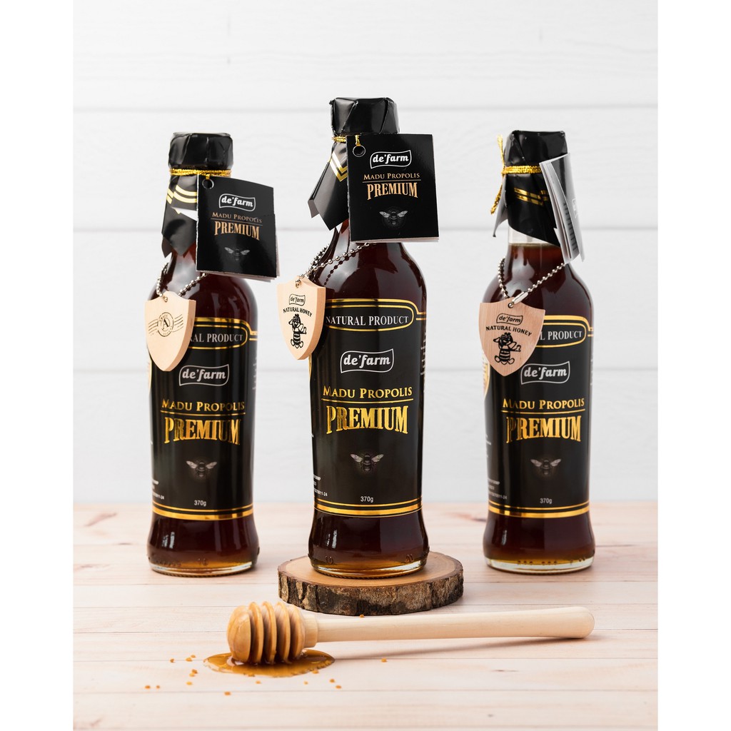 

Madu Propolis De Farm Original Premium Propolis Honey DeFarm 370ml