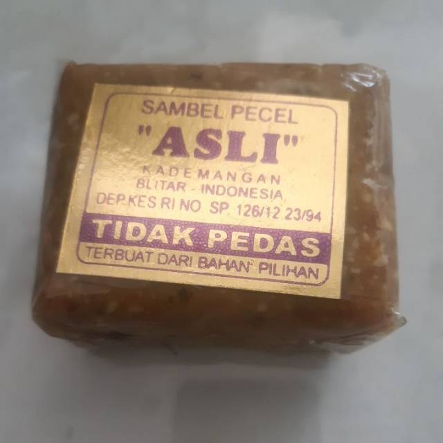 

SAMBEL PECEL "ASLI" KHAS BLITAR KEMASAN[165 Gram]