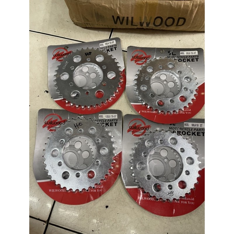 gir gear belakang ninja 2tak 150 R RR 428 33 34 35 36 37 38 39 40