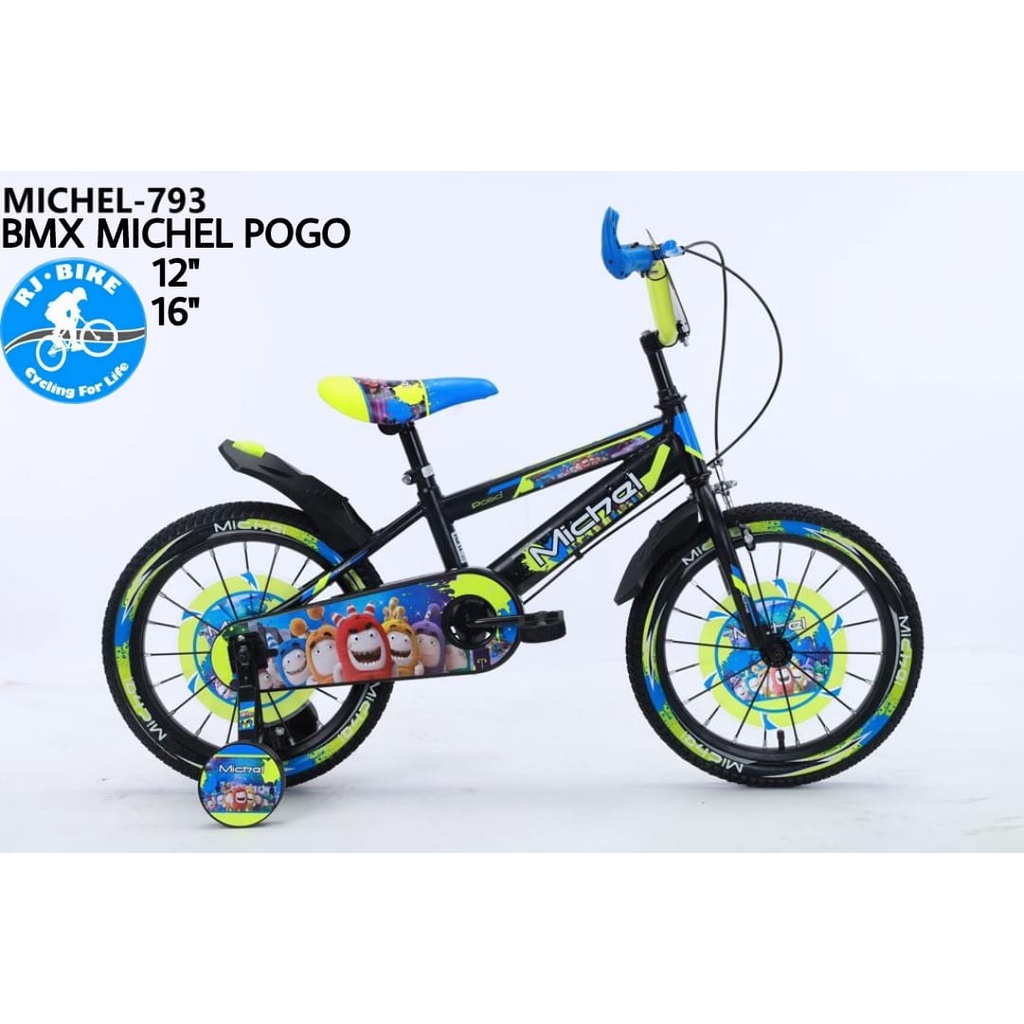 SEPEDA ANAK LAKI LAKI BMX MICHEL 793 POGO 12 16 DAN 18 INCH