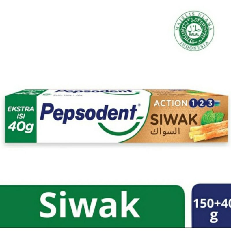 Pepsodent Action 1 2 3: Nature Essentials - Siwak