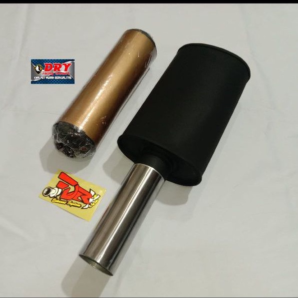 RESONATOR&KNALPOT MOBIL OMEGA BLACK GALVANIS BASS WOORR