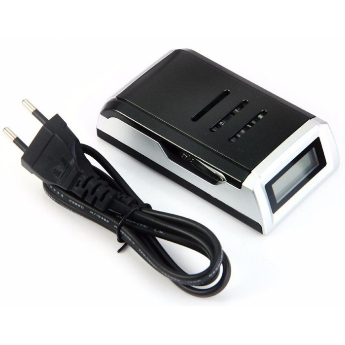 Charger Baterai for AA/AAA Smart Intelligent LCD 4 Slot