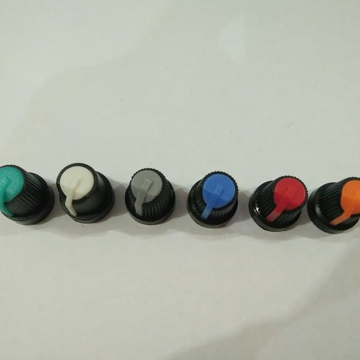 Knop Mixer Warna Knop Potensio Geser Cover Tone Control Mixer Warna Penutup Potensio