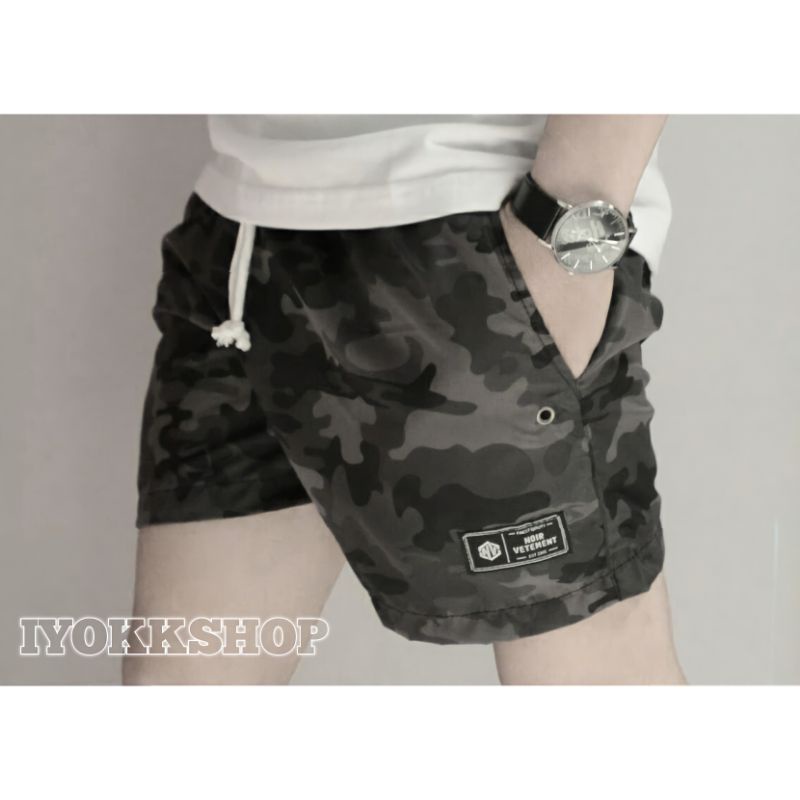 ORIGINAL NOIR VETEMENTS ARMY TUA Celana Santai Celana Pantai Celana Futsal Celana Jogging Celana Boxer Celana Olahraga Celana kolor Celana Pendek Pria Celana Pendek Wanita IYOKKSHOP