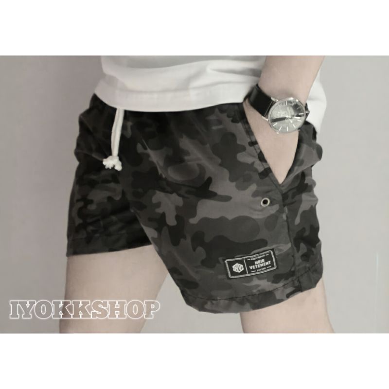 ORIGINAL NOIR VETEMENTS ARMY TUA Celana Santai Celana Pantai Celana Pendek Pria Celana Pendek Wanita celana Boxer Kolor Celana Futsal noir vetement iyokkshop