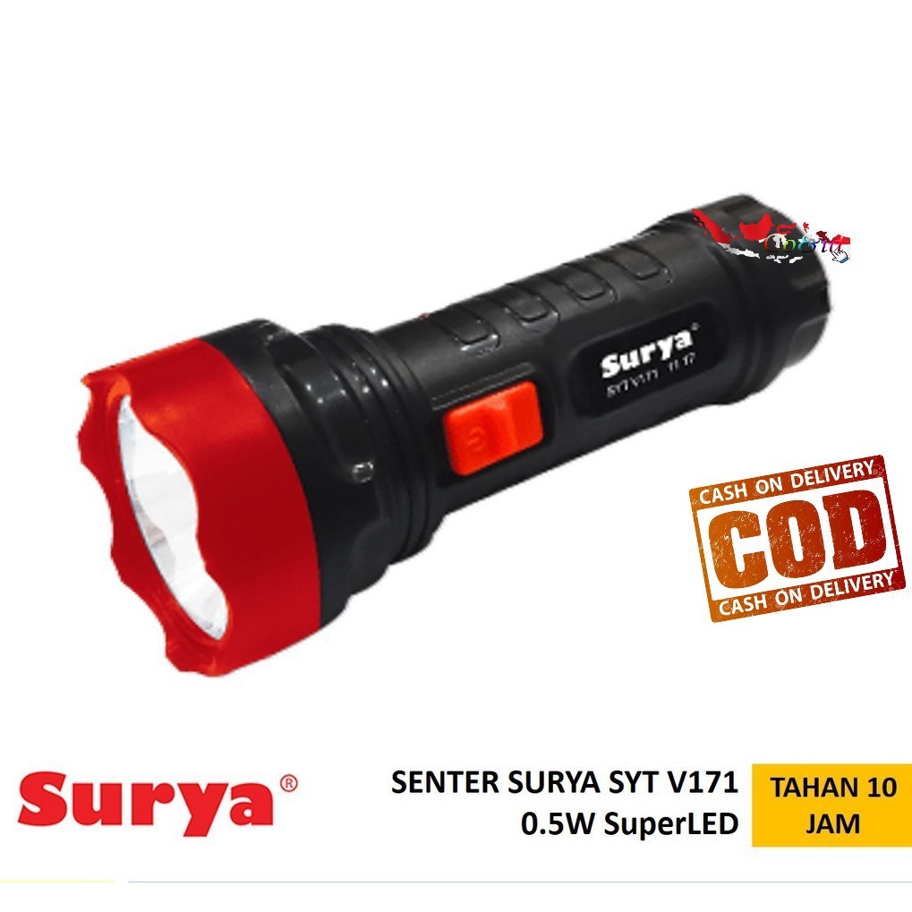 SENTER MINI LED Emergency Flashlight Super LED Cas Ulang 10 JAM / SENTER MURAH