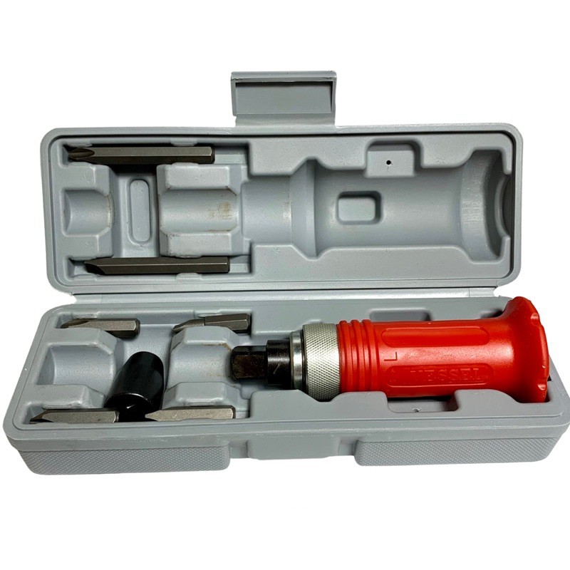 Obeng Gedor Set 7 bits Impact Driver Vessel Besar Obeng Ketok Set Murah