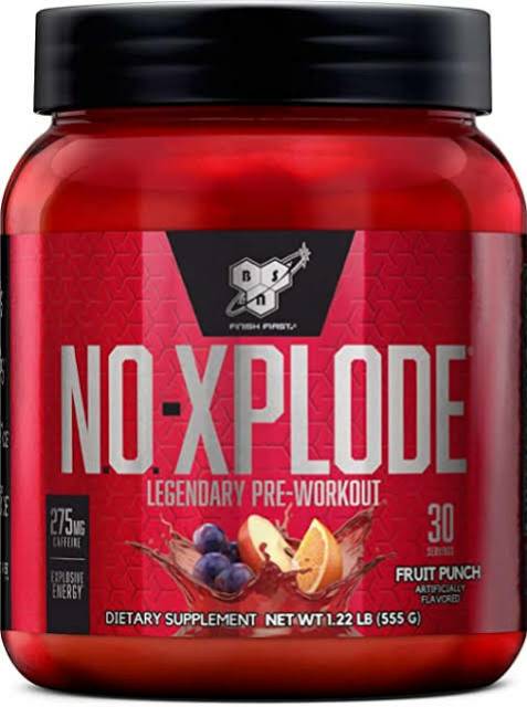 BSN NO XPLODE PRE WORKOUT 60 SERVING PENAMBAH TENAGA STAMINA ENERGY PRE WORKOUT RAVE RITUAL BSN BPOM