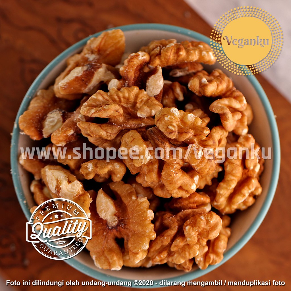 

Veganku - Premium WALNUT Mentah 500gr Kacang Otak Organik Fresh Impor