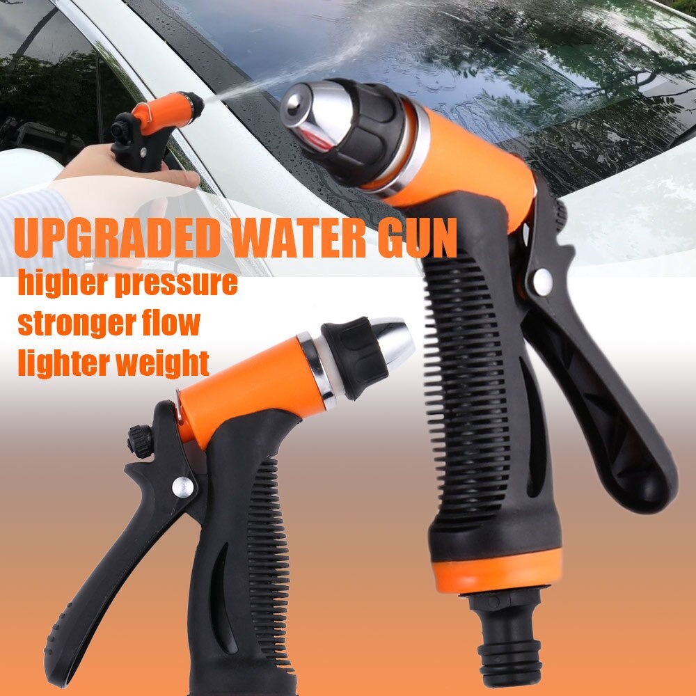 Taffware Pompa Semprotan Air Cuci Mobil Motor Water Gun Aluminum 12 V 100 W dengan Kepala Semprotan