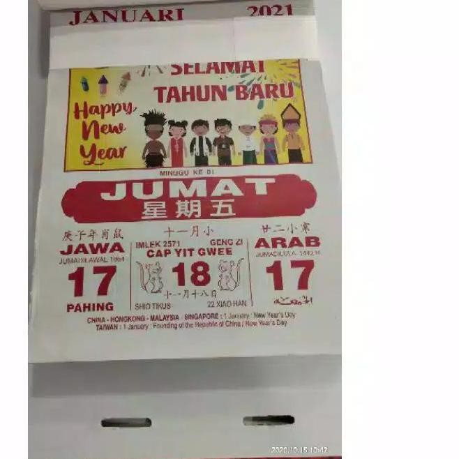 

READY STOCK.. KALENDER HARIAN SOBEK BESAR CINATAHUN 2021 8